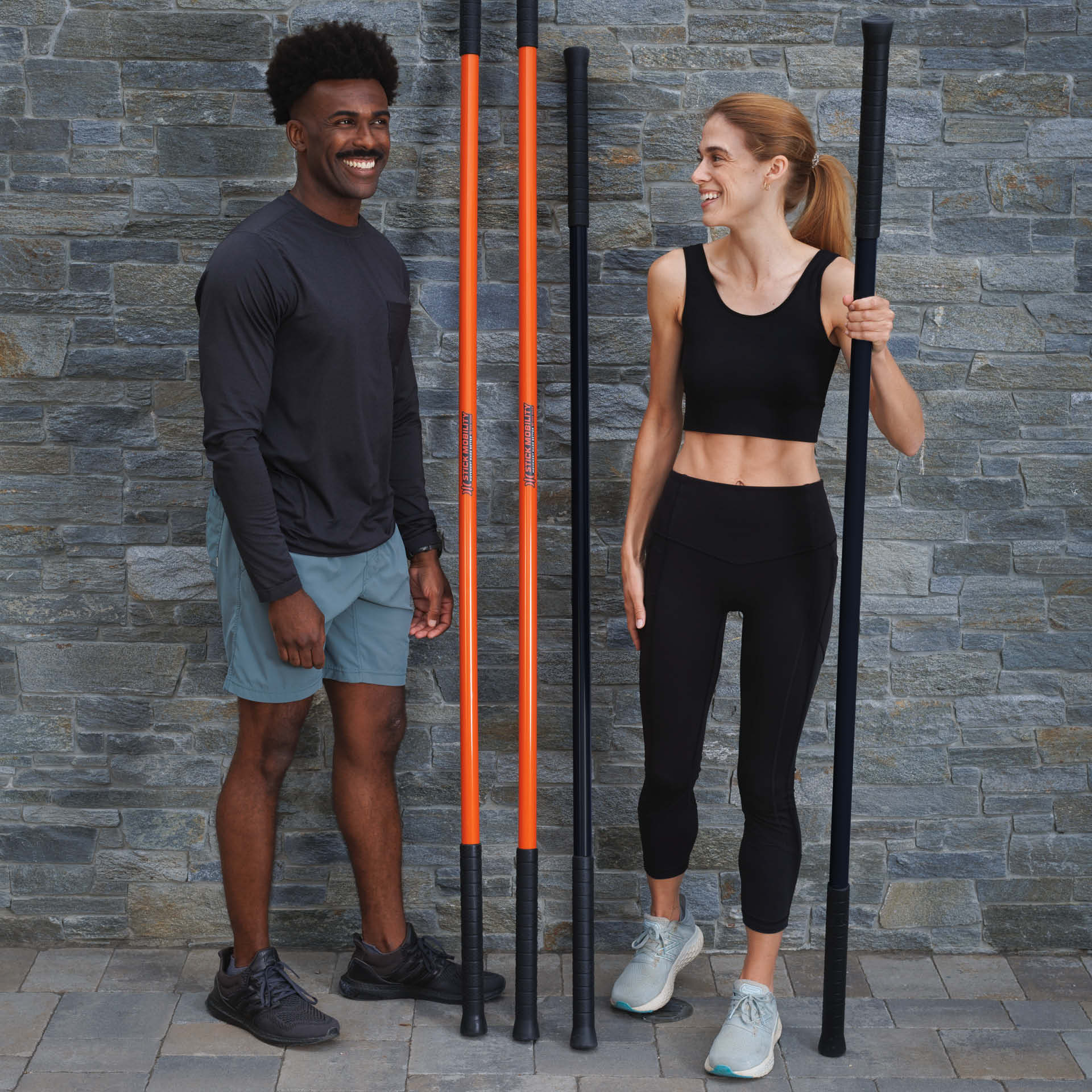 Stick Mobility 1,93 m Noir