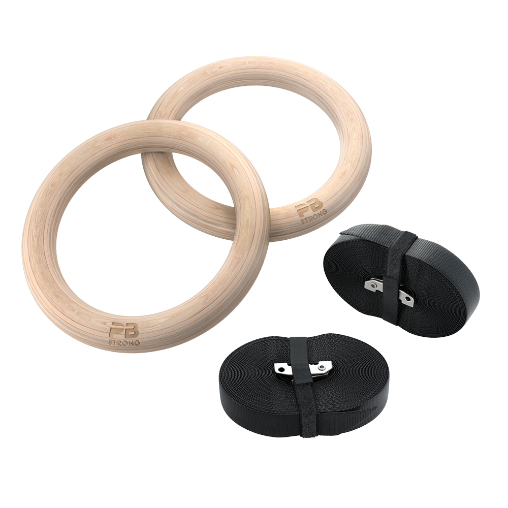 Anneaux de rotation PB Strong en bois (paire)