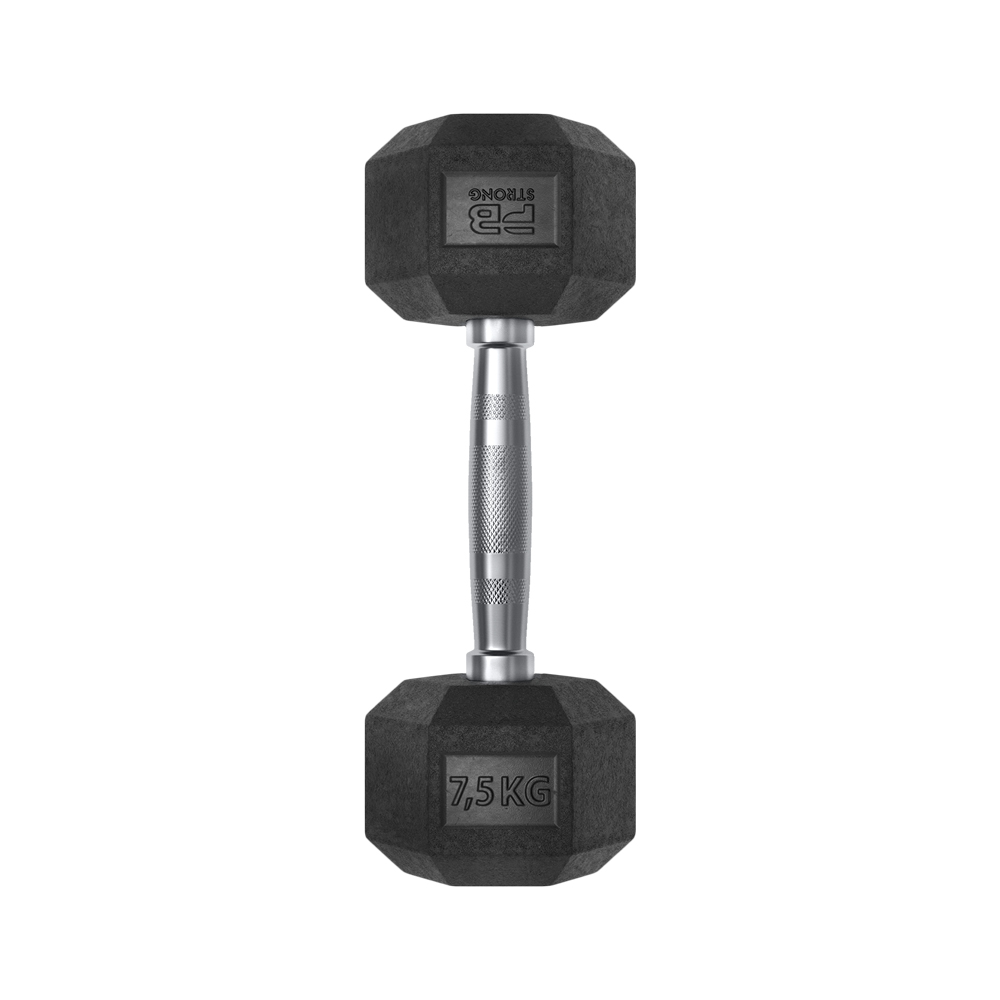 Haltère hexagonal PB Strong (pièce) 7,5 kg