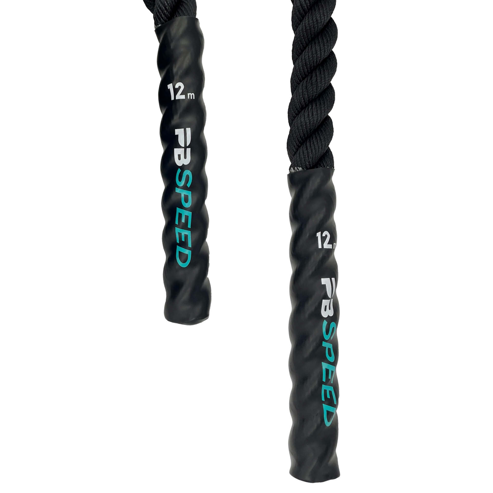 Corde d'entraînement PB Speed Training Rope Battle Rope 12 m x 38 mm, noire