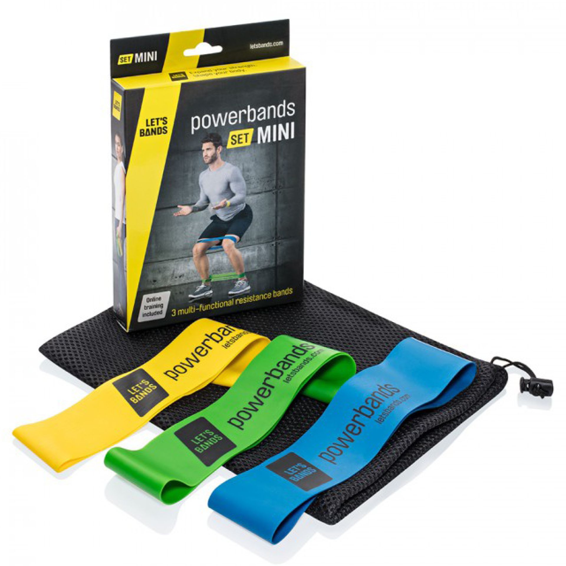 Lot de bandes élastiques Let's Bands « powerbands » SET MINI