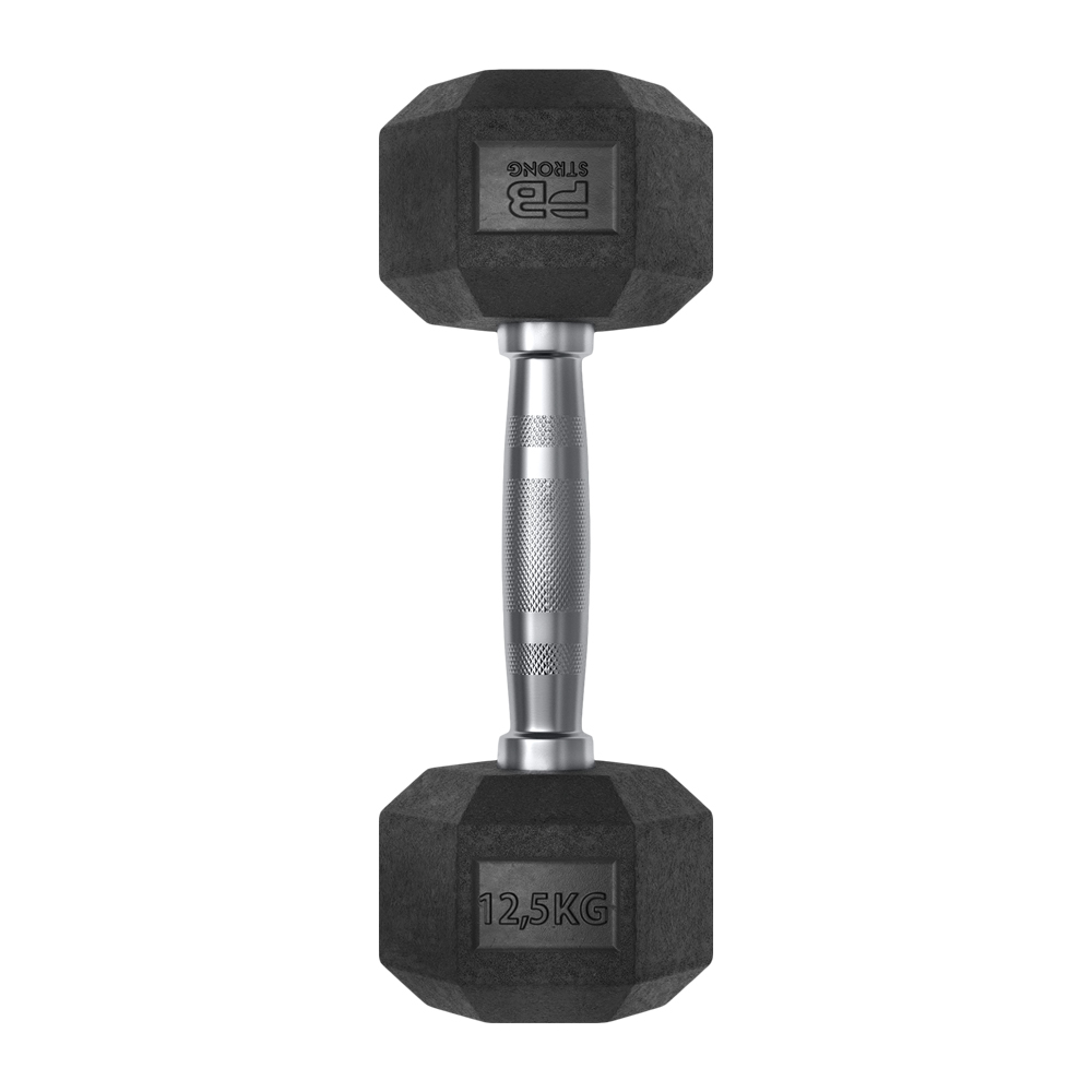 Haltère hexagonal PB Strong (pièce) 12,5 kg