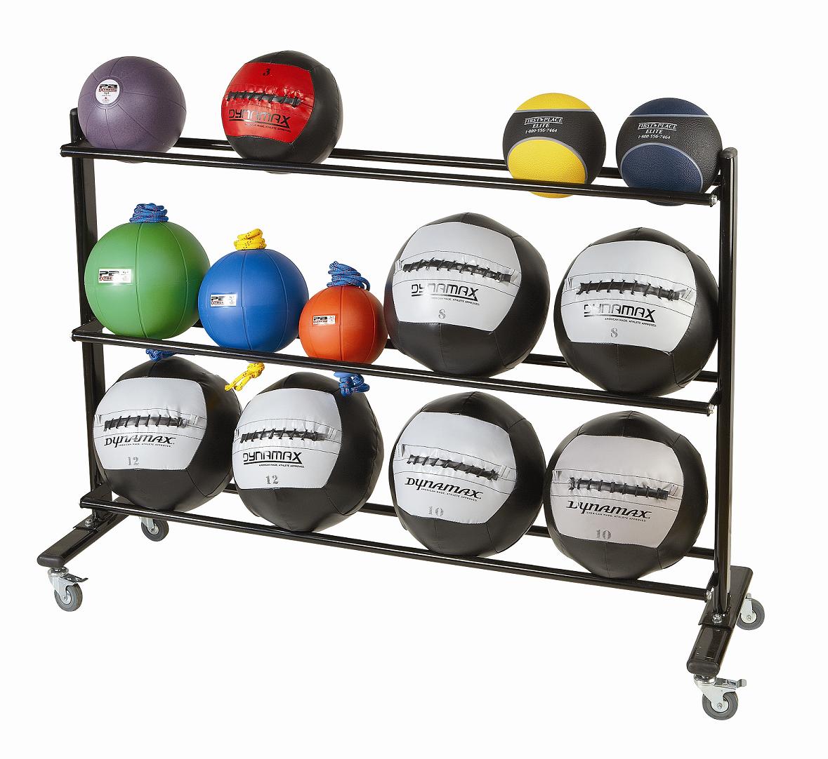 Étagère à ballons médicaux sur roulettes