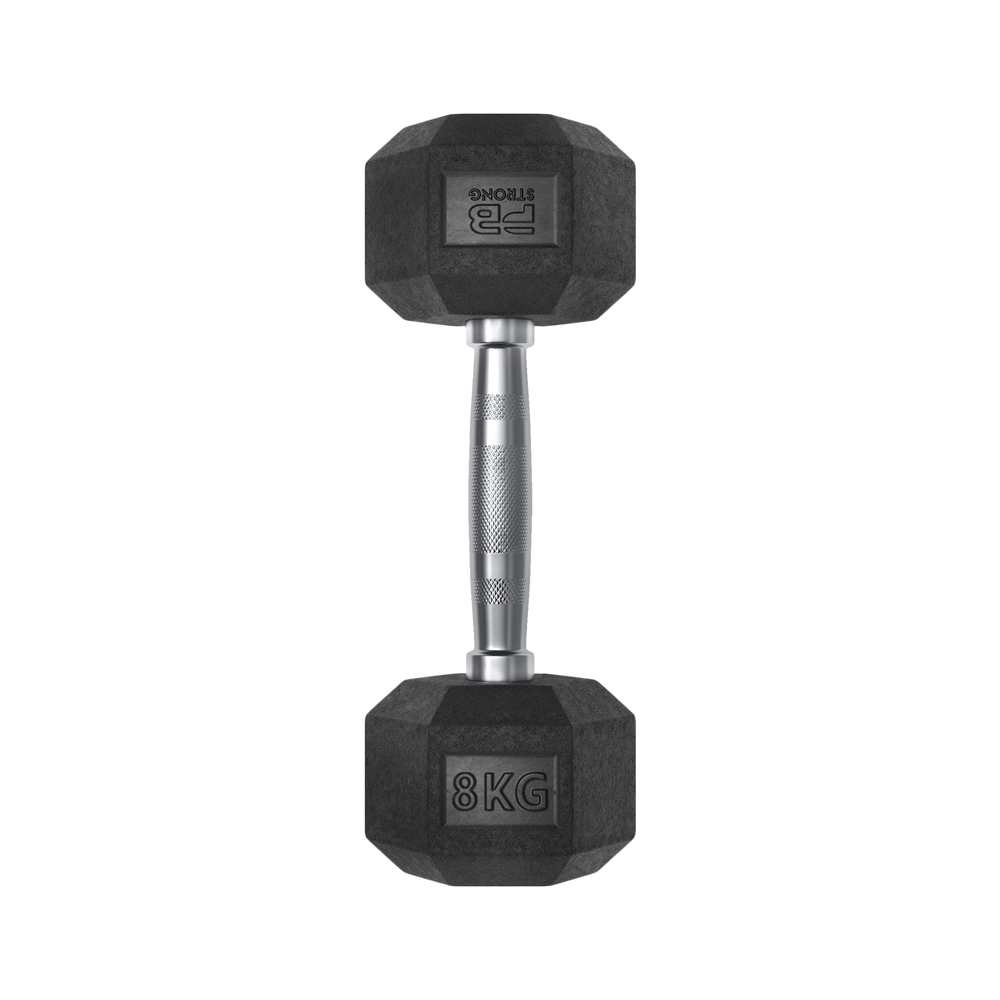 Haltère hexagonal PB Strong (pièce) 8 kg