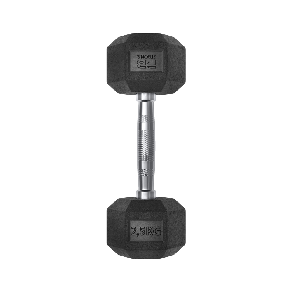 Haltère hexagonal PB Strong (pièce) 2,5 kg