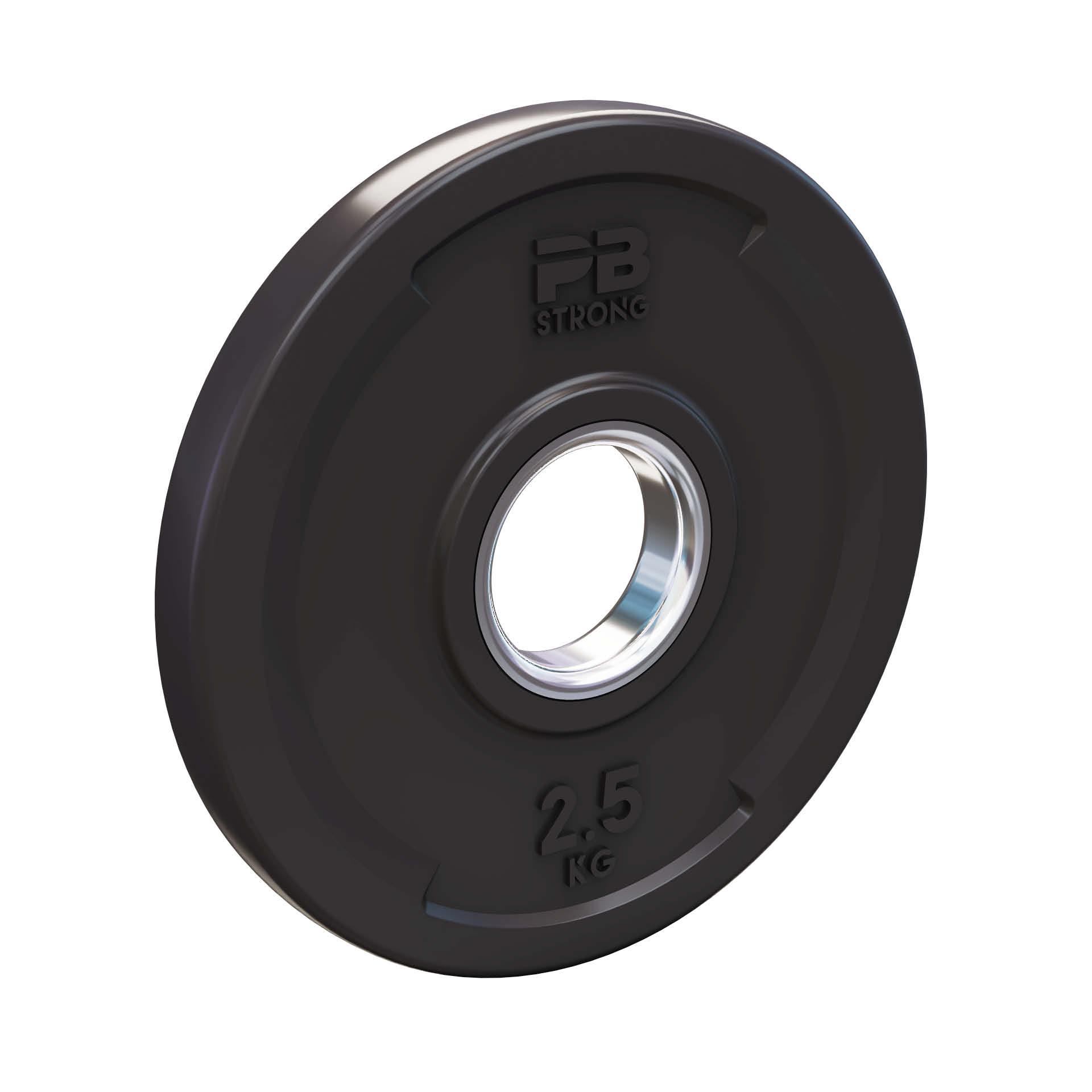 Disque d'haltère PB Strong à 2 poignées, en uréthane, 50 mm (à l'unité) 2,5 kg