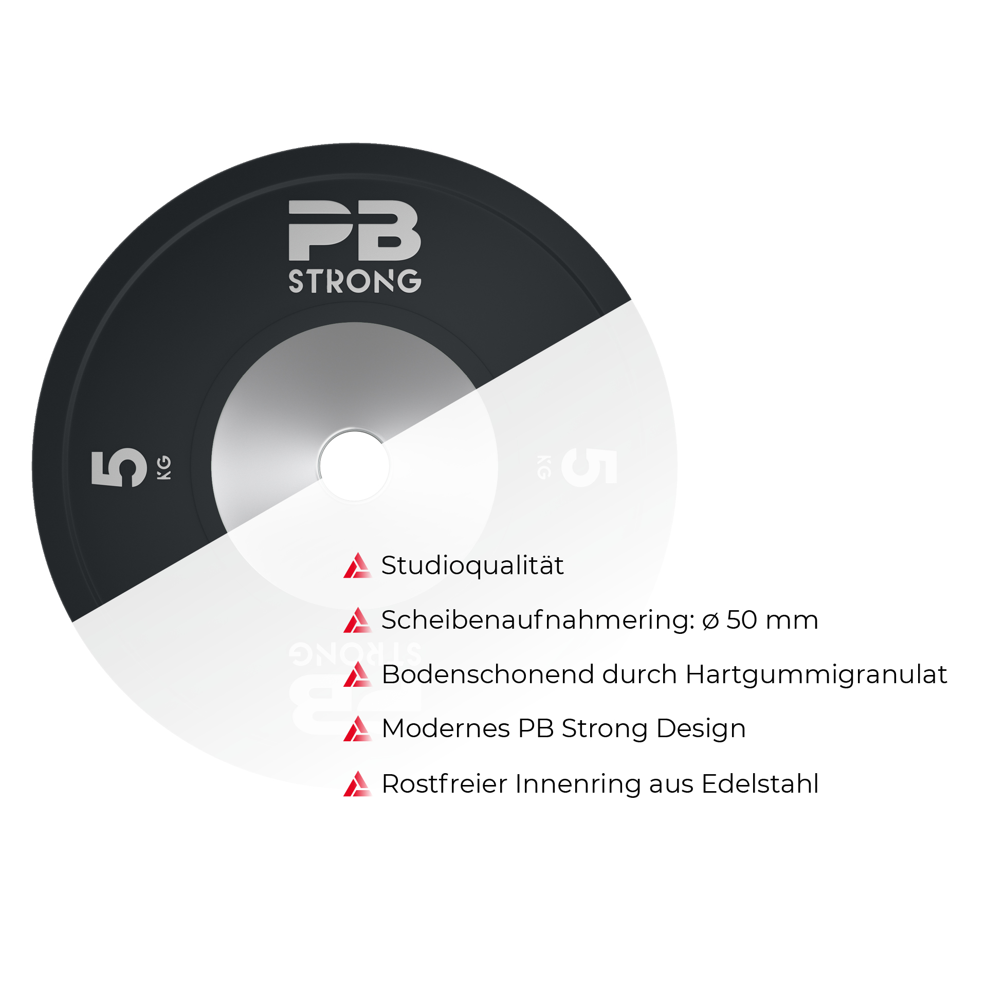 Disque d'haltère de compétition PB Strong (à l'unité) Jaune 15 kg