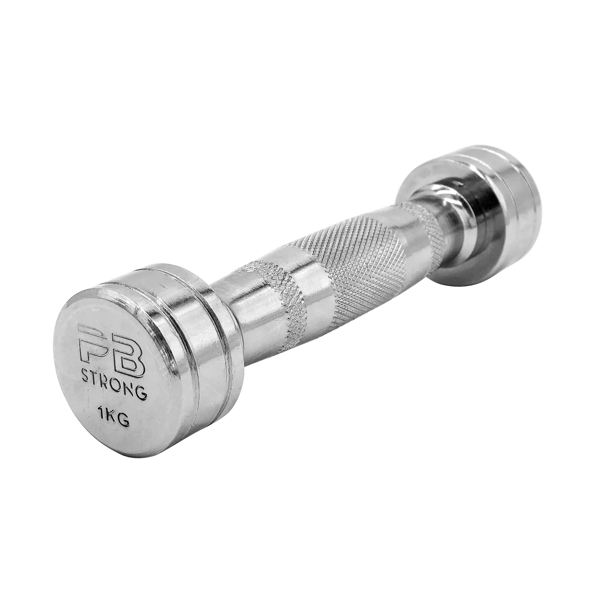 Haltère court PB Strong chromé 1 kg (pièce)