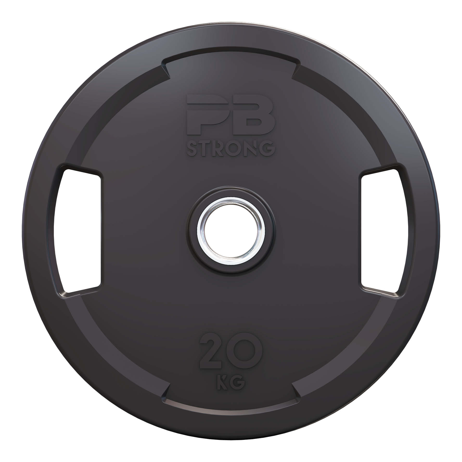 Disque d'haltère PB Strong à 2 poignées, en uréthane, 50 mm (à l'unité) 20 kg