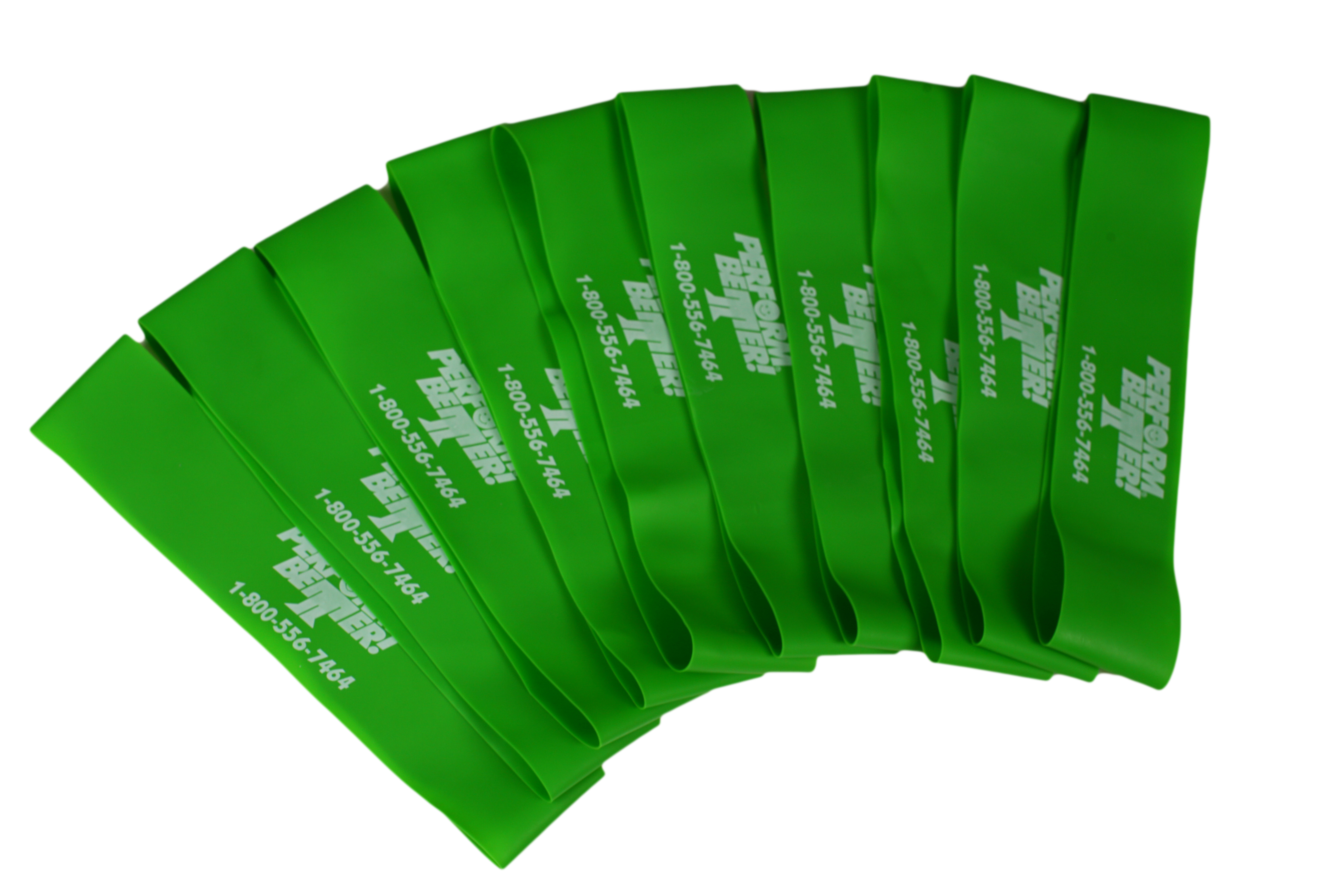 Mini-bandes - 10 x vertes (moyennes)