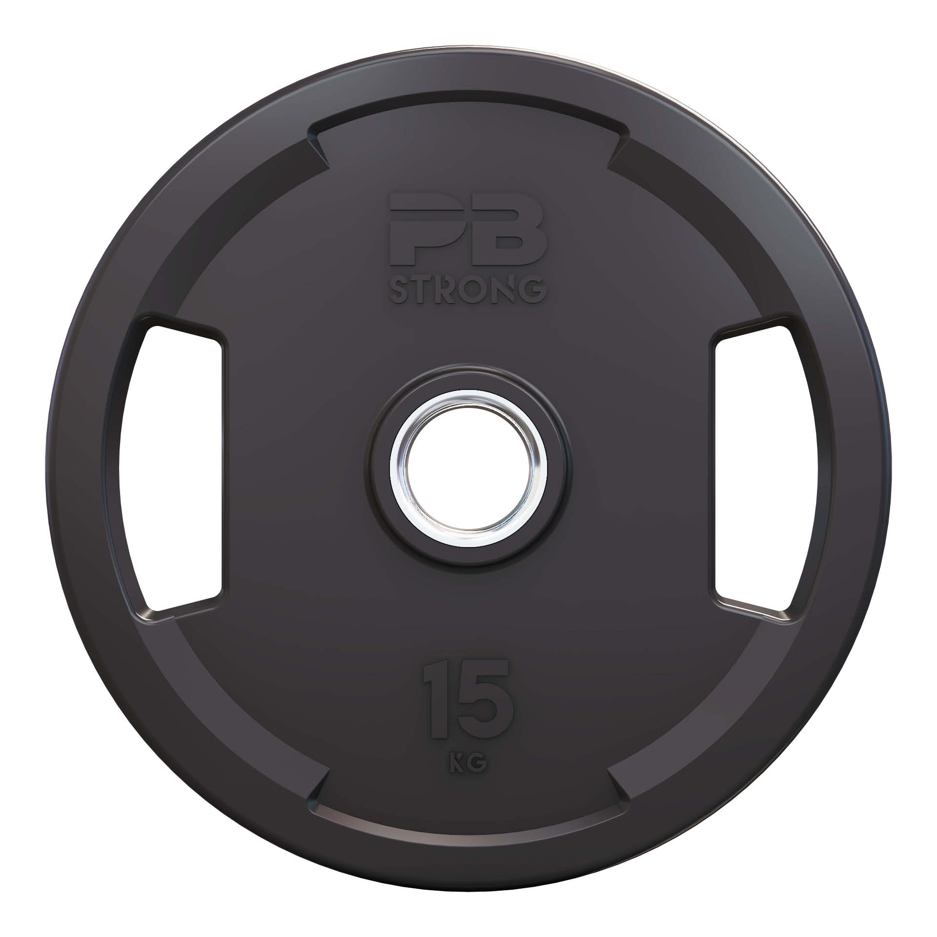 Disque d'haltère PB Strong à 2 poignées, en uréthane, 50 mm (à l'unité) 15 kg