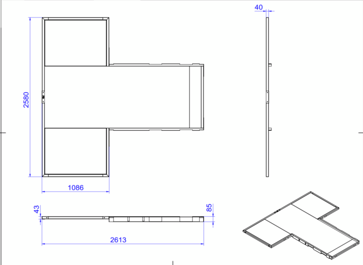 Plateforme Perform Better Halfrack en bois (accessoire)