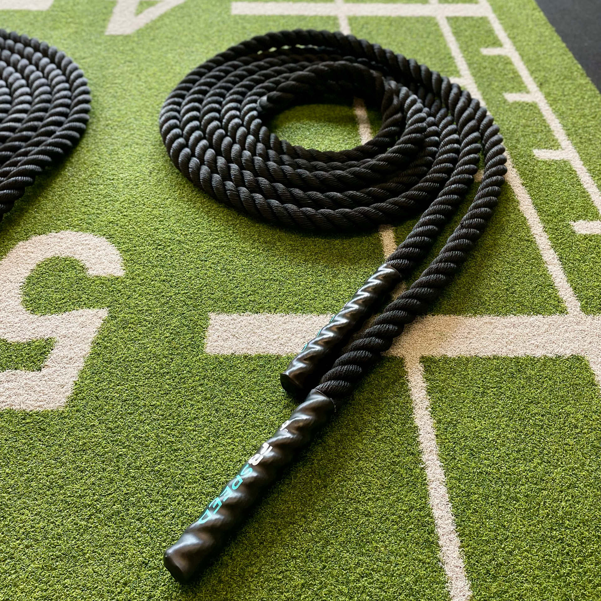Corde d'entraînement PB Speed Training Rope Battle Rope 9 m x 38 mm, noire