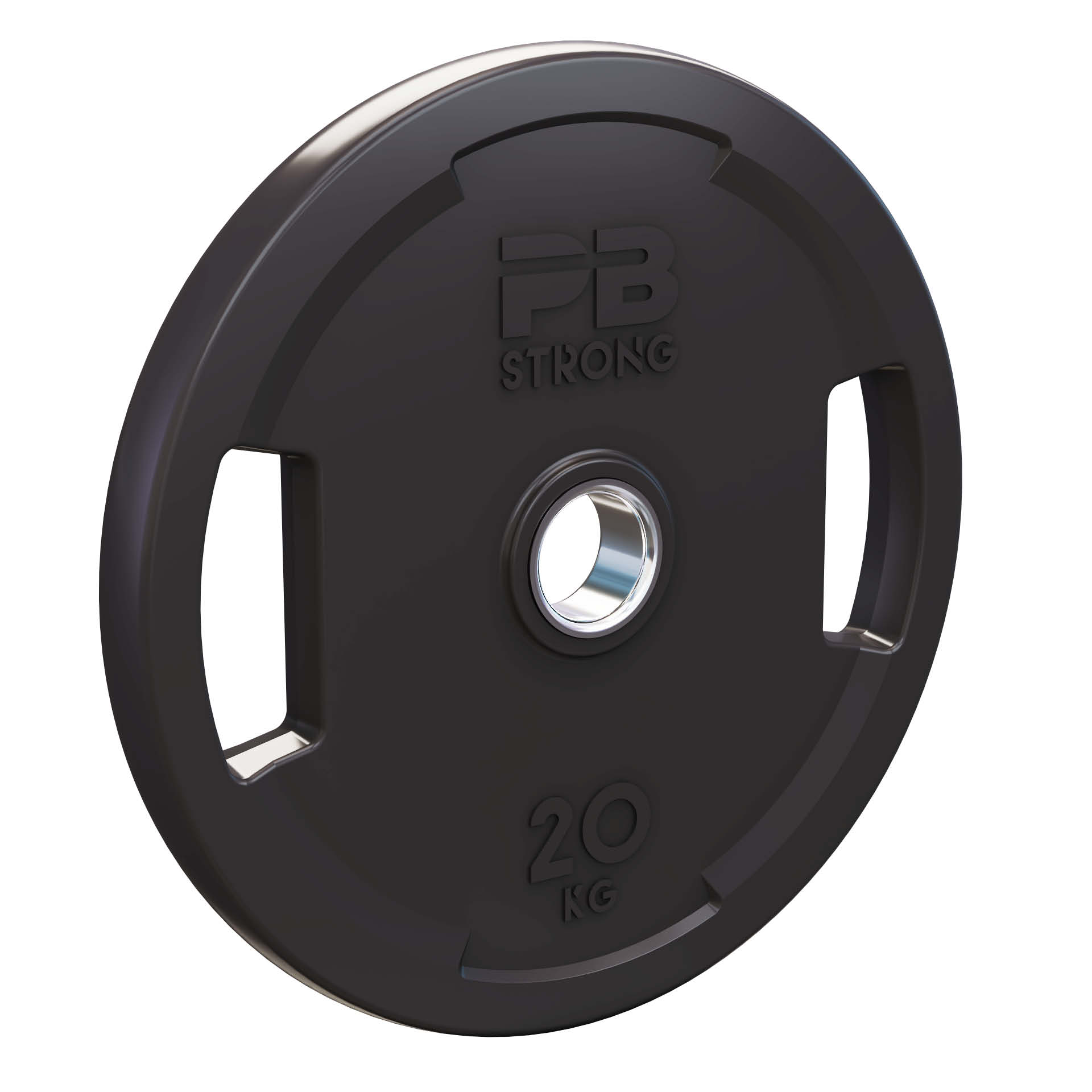 Disque d'haltère PB Strong à 2 poignées, en uréthane, 50 mm (à l'unité) 20 kg