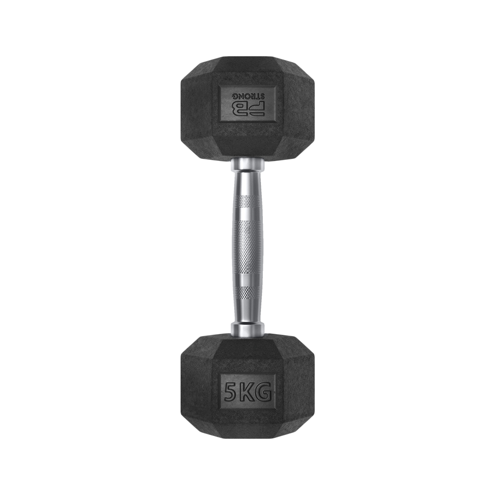 Haltère hexagonal PB Strong (pièce) 5 kg