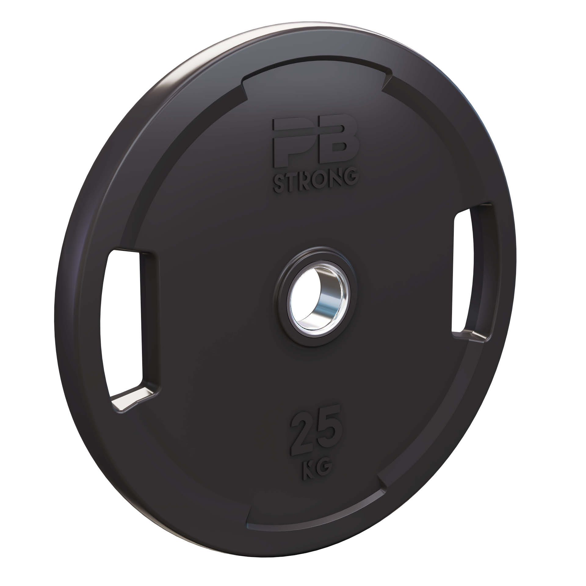 Disque d'haltère PB Strong à 2 poignées, en uréthane, 50 mm (à l'unité) 25 kg