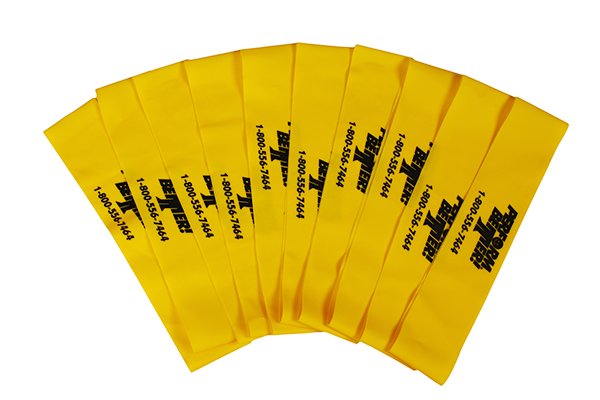 Mini-bandes - 10 x jaunes (facile)