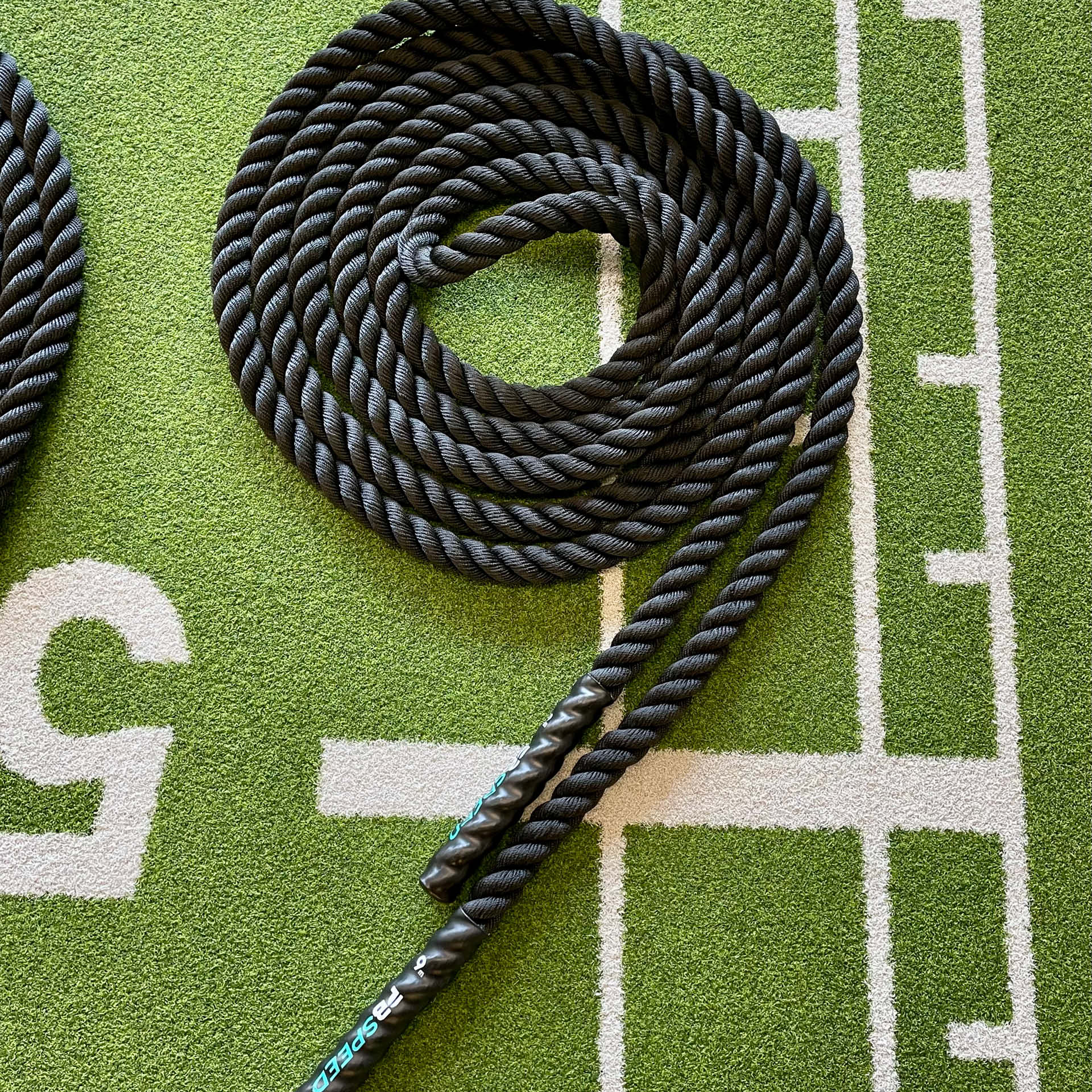 Corde d'entraînement PB Speed Training Rope Battle Rope 9 m x 38 mm, noire