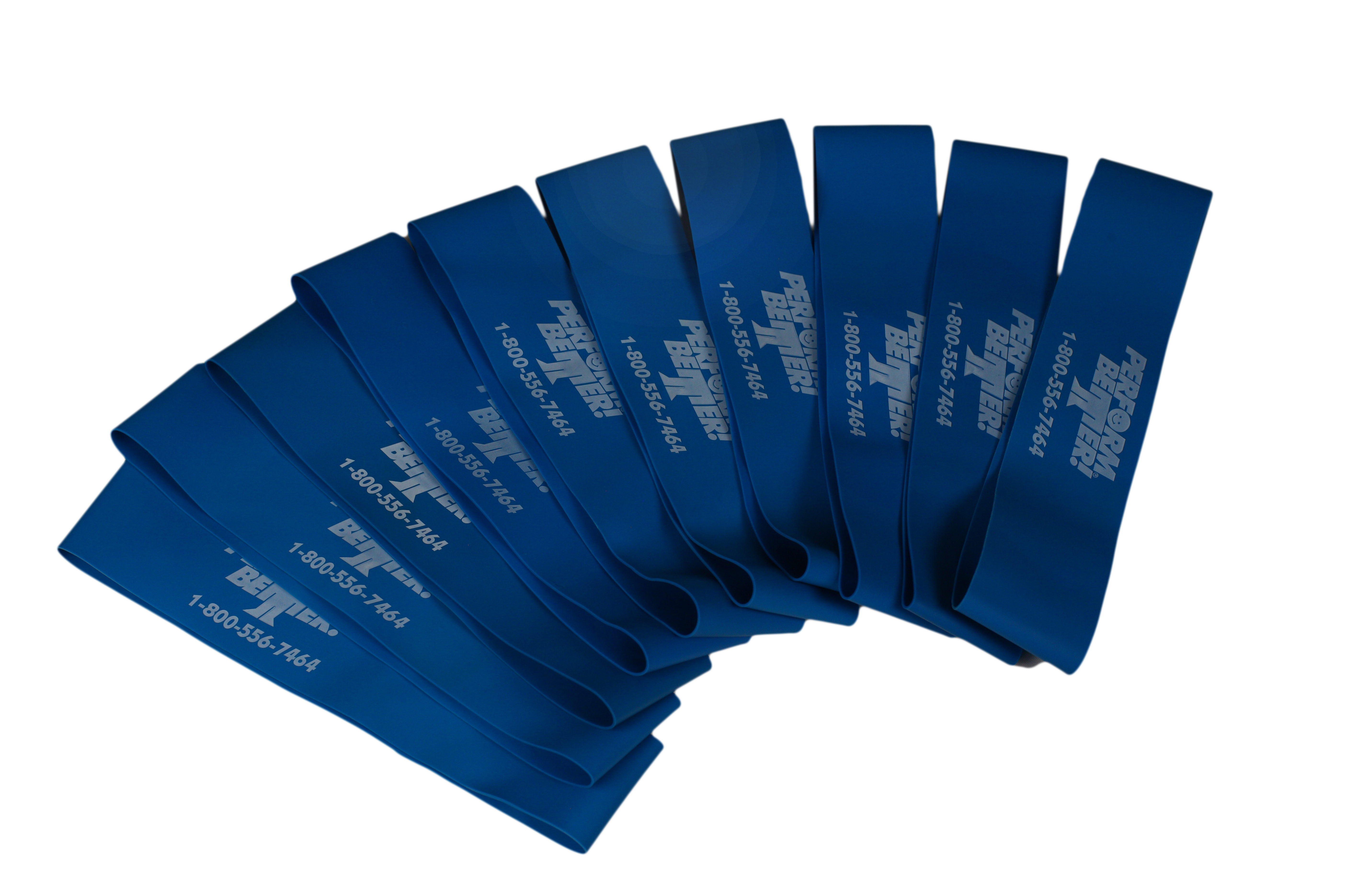 Mini-bandes - 10 x bleues (fortes)