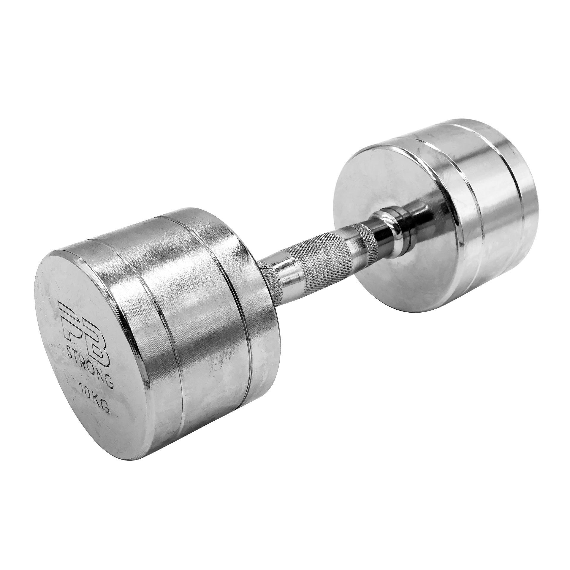 Haltère court PB Strong chromé 10 kg (pièce)