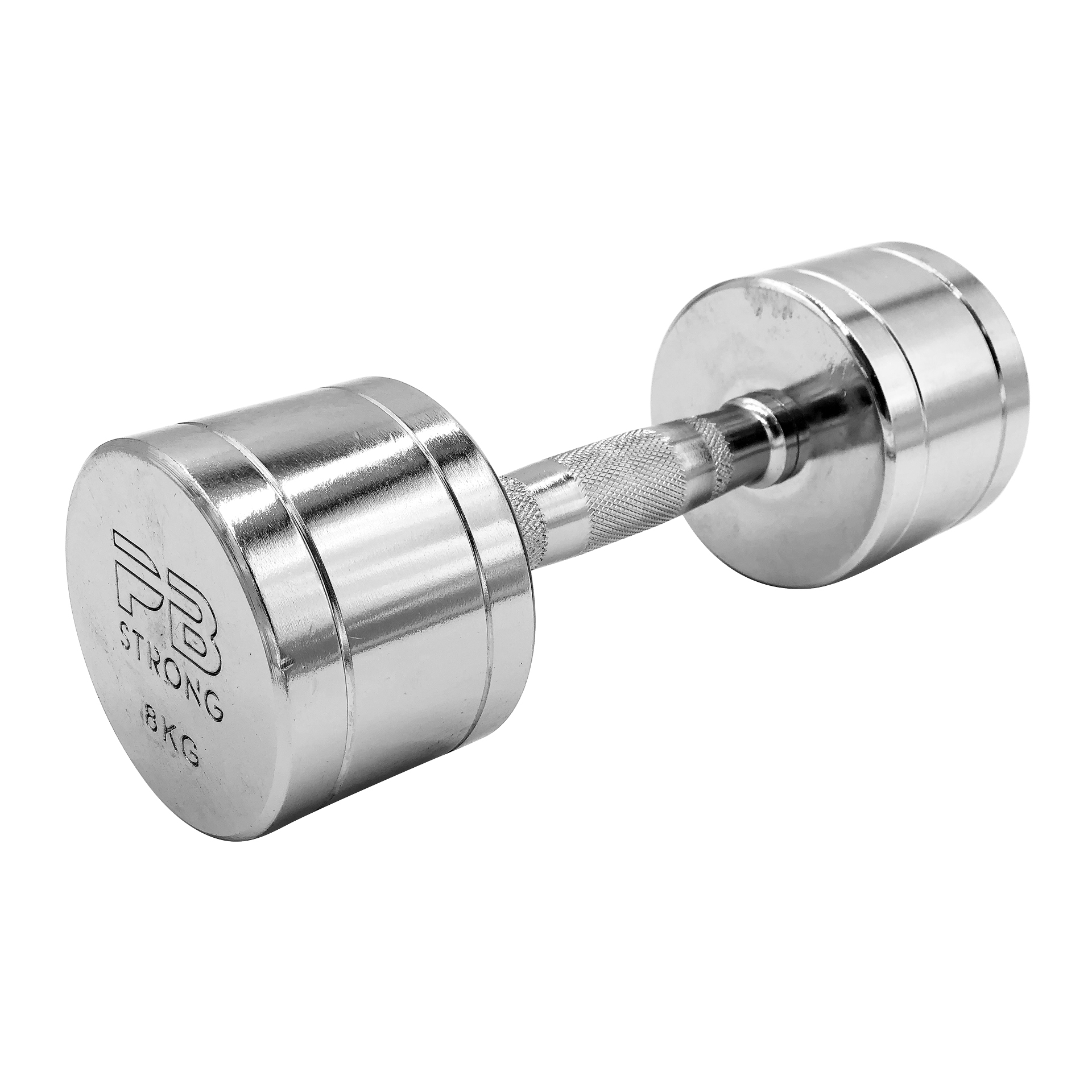 Haltère court PB Strong chromé 8 kg (pièce)