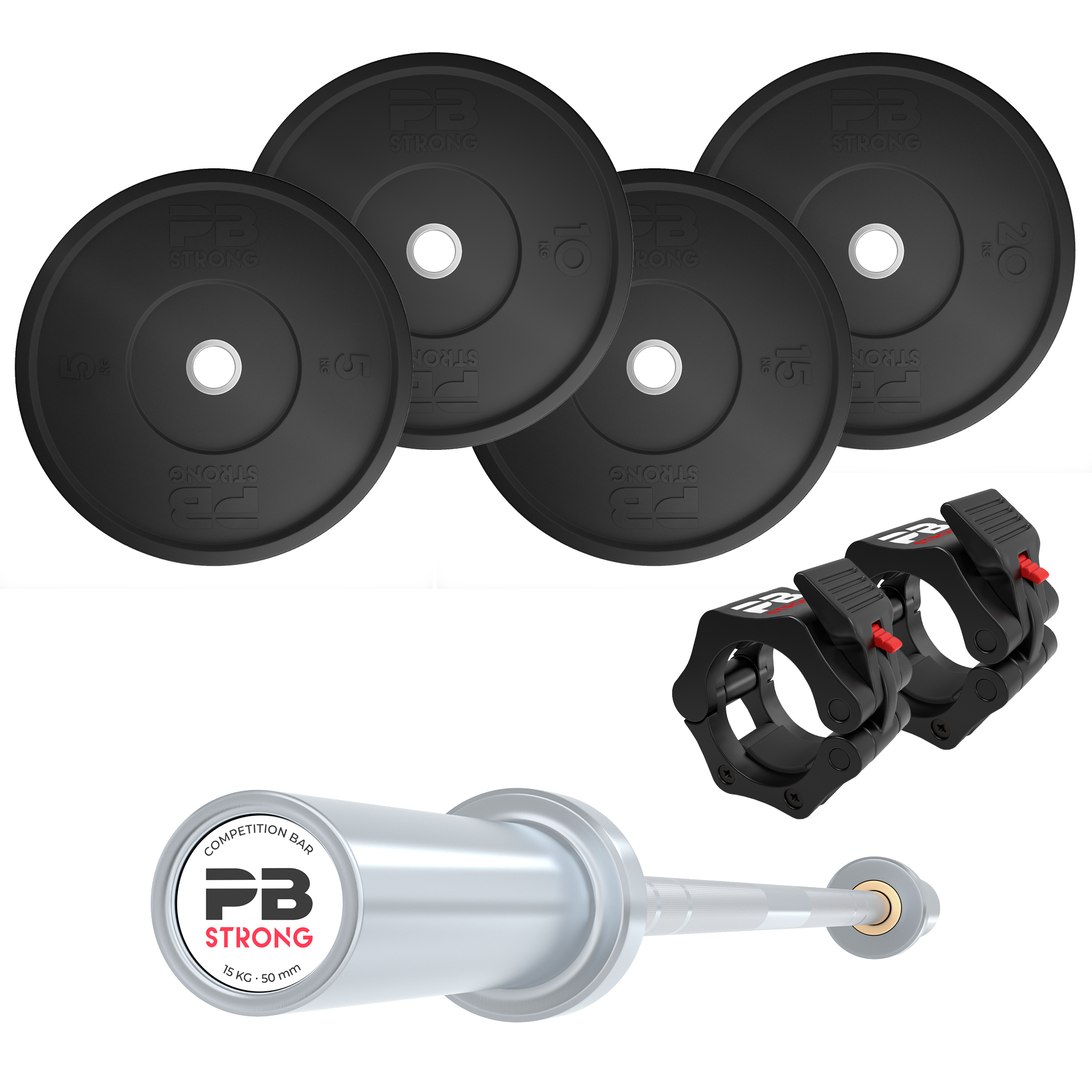 Kit complet PB Strong en caoutchouc 115 kg (femmes)