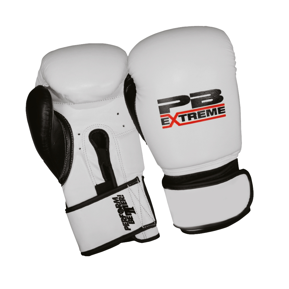 Gants de boxe PB Extreme Fitness blancs (paire)