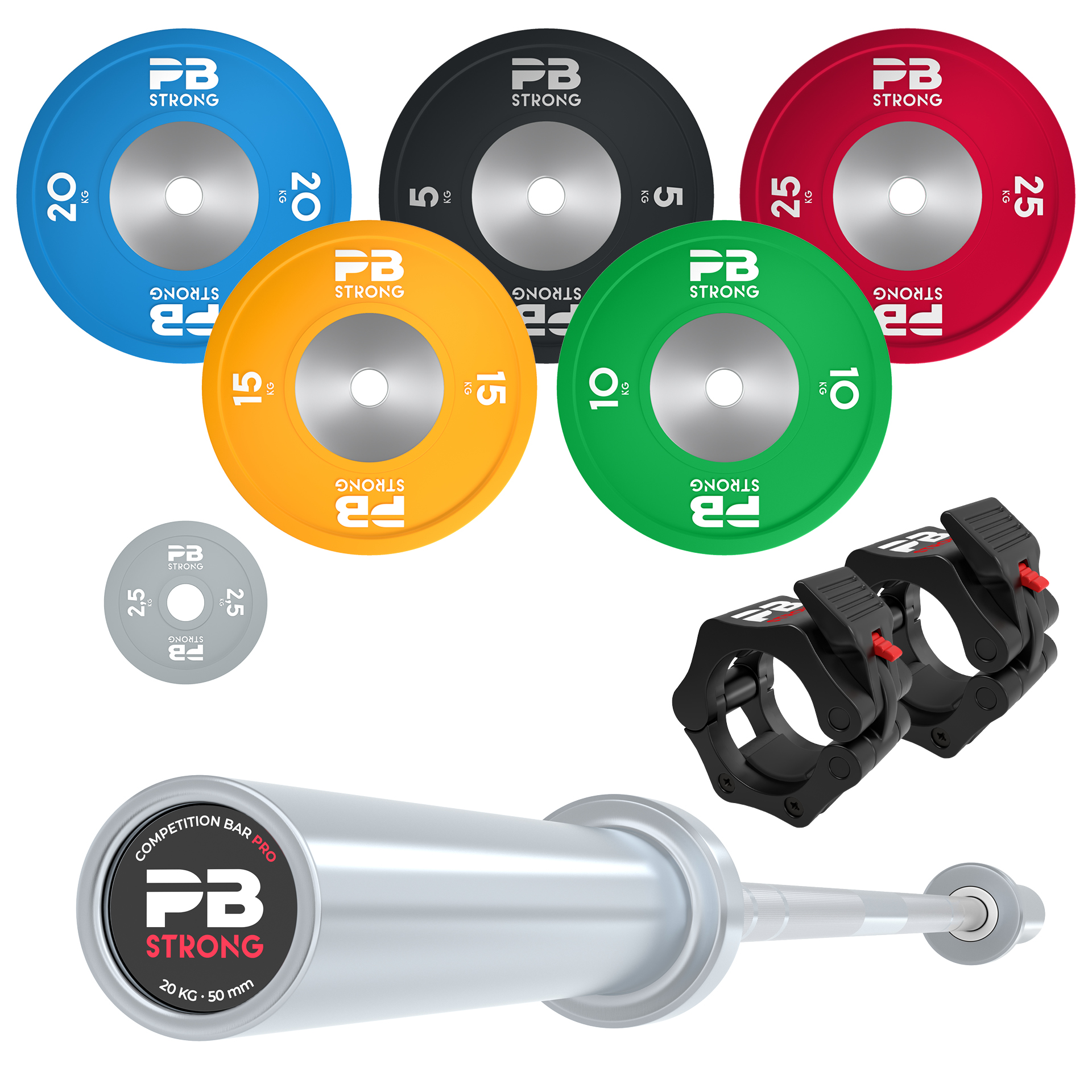 Kit complet PB Strong Compétition Pro 175 kg (Hommes)