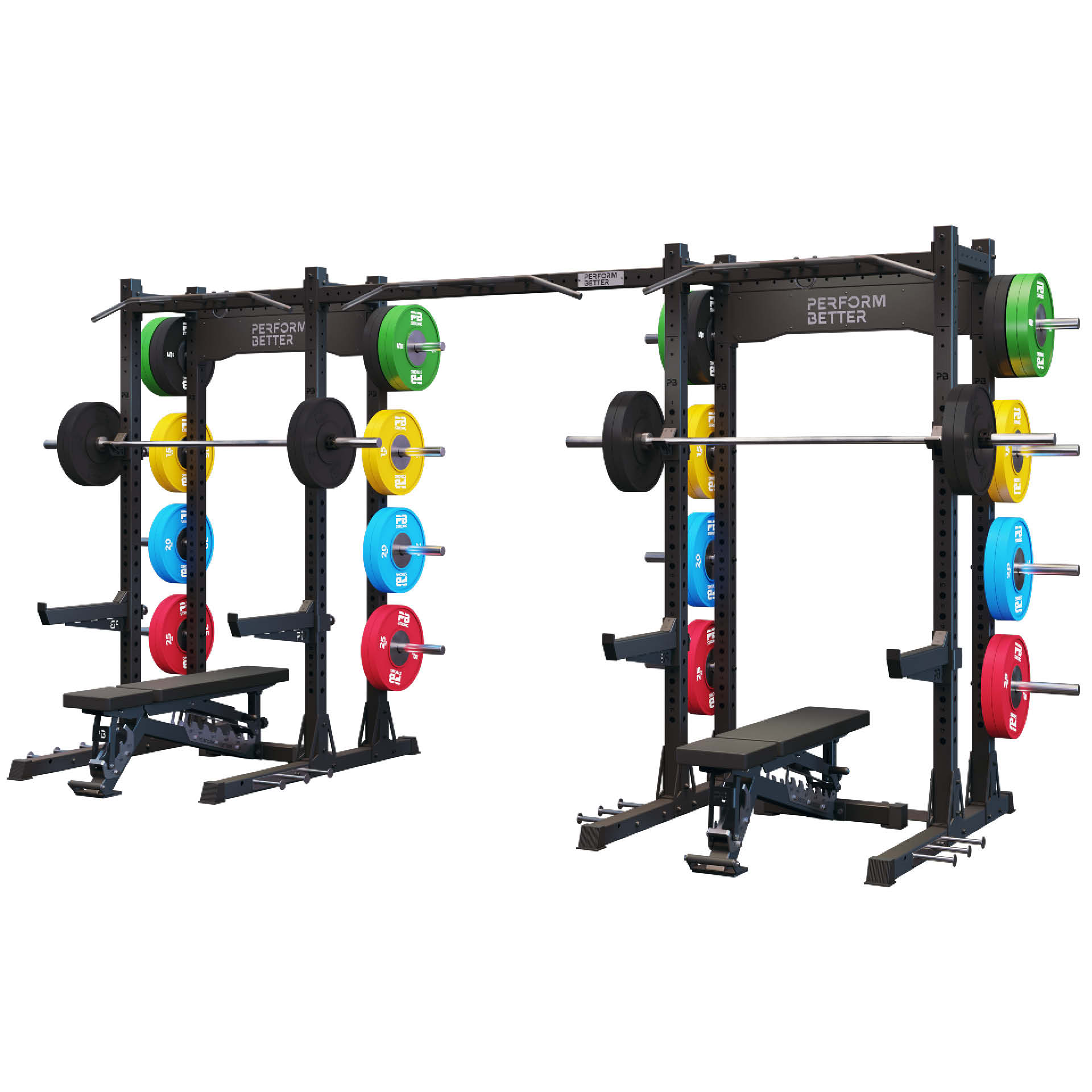Barre de traction Perform Better Half Rack Connector 1,8 m (accessoire)